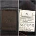 CARAMELO Mens Leather Overcoat Long Coat Jacket Size 44L Sport Casual (FLAWS)