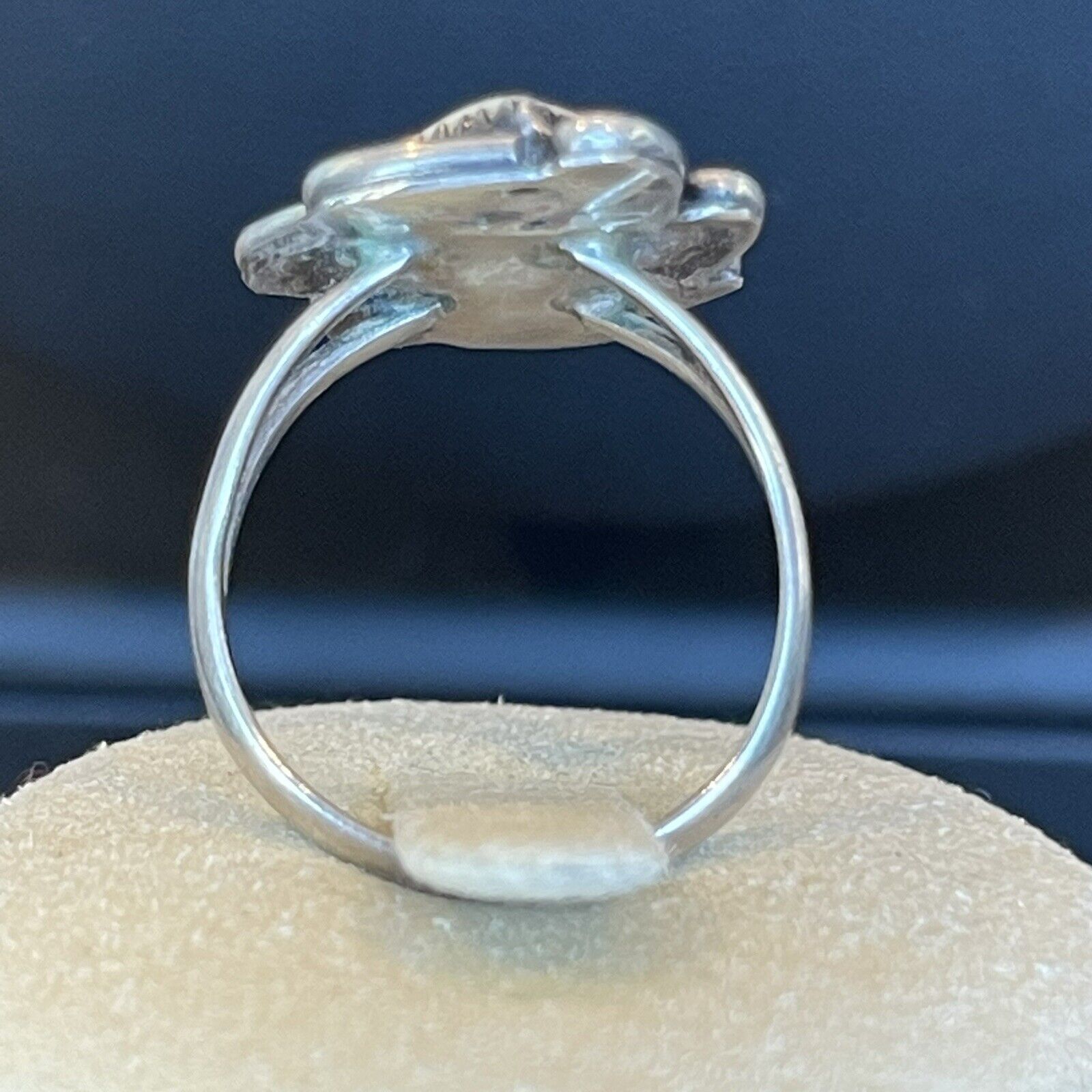 Navajo Half Pearl Ring — DINEH JEWELRY
