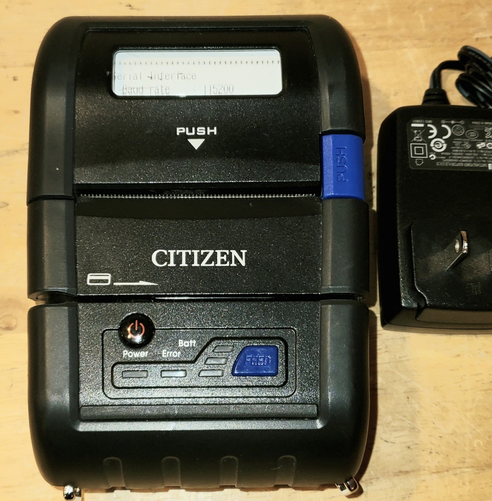 Citizen Model CMP-20BT Mobile Thermal Receipt Printer Bluetooth Card reader