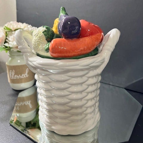 Fitz and Floyd Vegetable Canister