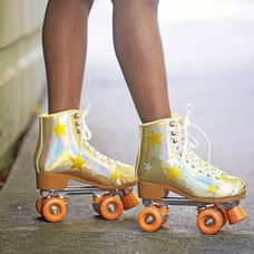 COSMIC SKATES Gold Star Cosmic Skates