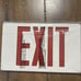 LED Exit Sign Emergency Light Self Powered 120/277 VAC 60 Hz AP70R New
