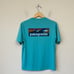NWOT PATAGONIA M's Capilene Cool Daily 50+ UPF Perf Graphic Tee Wave Teal
