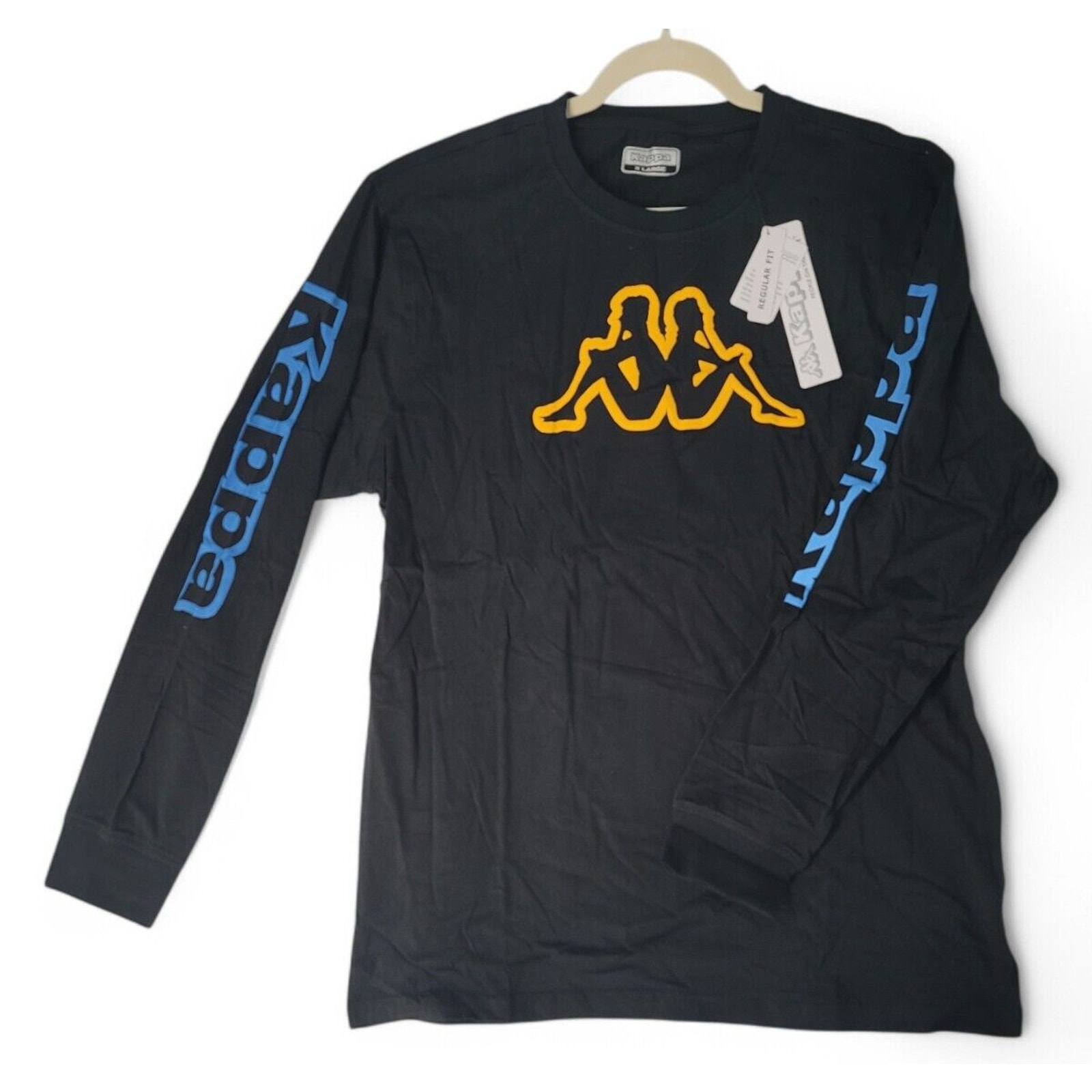 Kappa Logo Aby Long Sleeve T-Shirt - Mens XL - Streetwear Classic NEW