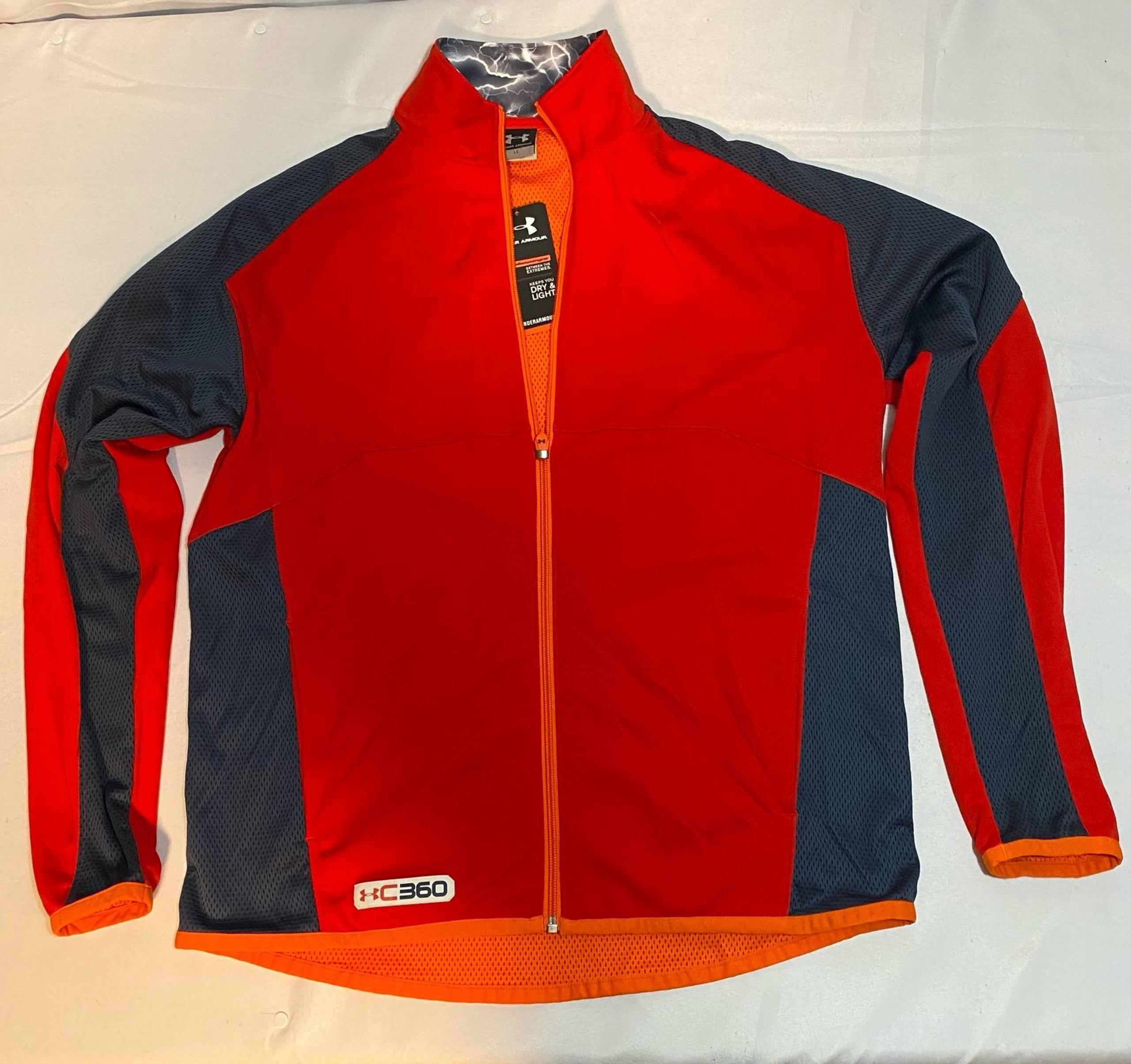 Under Armour Men's Armour  Fit Track Jacket Red  - Size Large - New With Tags