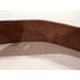 Brown Leather Belt Brass Hardware Womens S/M Country Ranch Bohemian