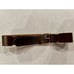 Brown Leather Belt Brass Hardware Womens S/M Country Ranch Bohemian