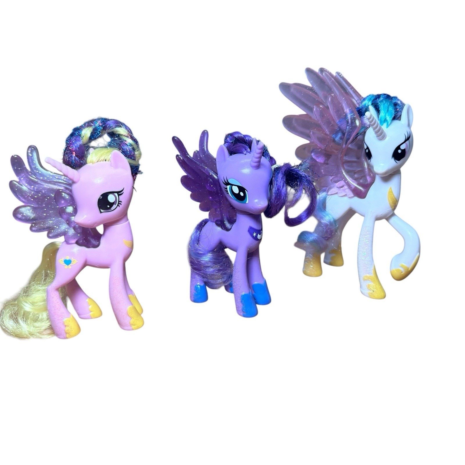 My Little Pony Lot of 3 Princess Celestia, Luna And Cadance