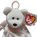 RARE VTG TY Beanie Baby Halo The Guardian Angel Bear With Errors