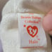 RARE VTG TY Beanie Baby Halo The Guardian Angel Bear With Errors