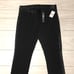 Kut From The Kloth Pants Faux Leather Strips Womens Size 14 Black Stretch
