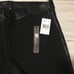 Kut From The Kloth Pants Faux Leather Strips Womens Size 14 Black Stretch