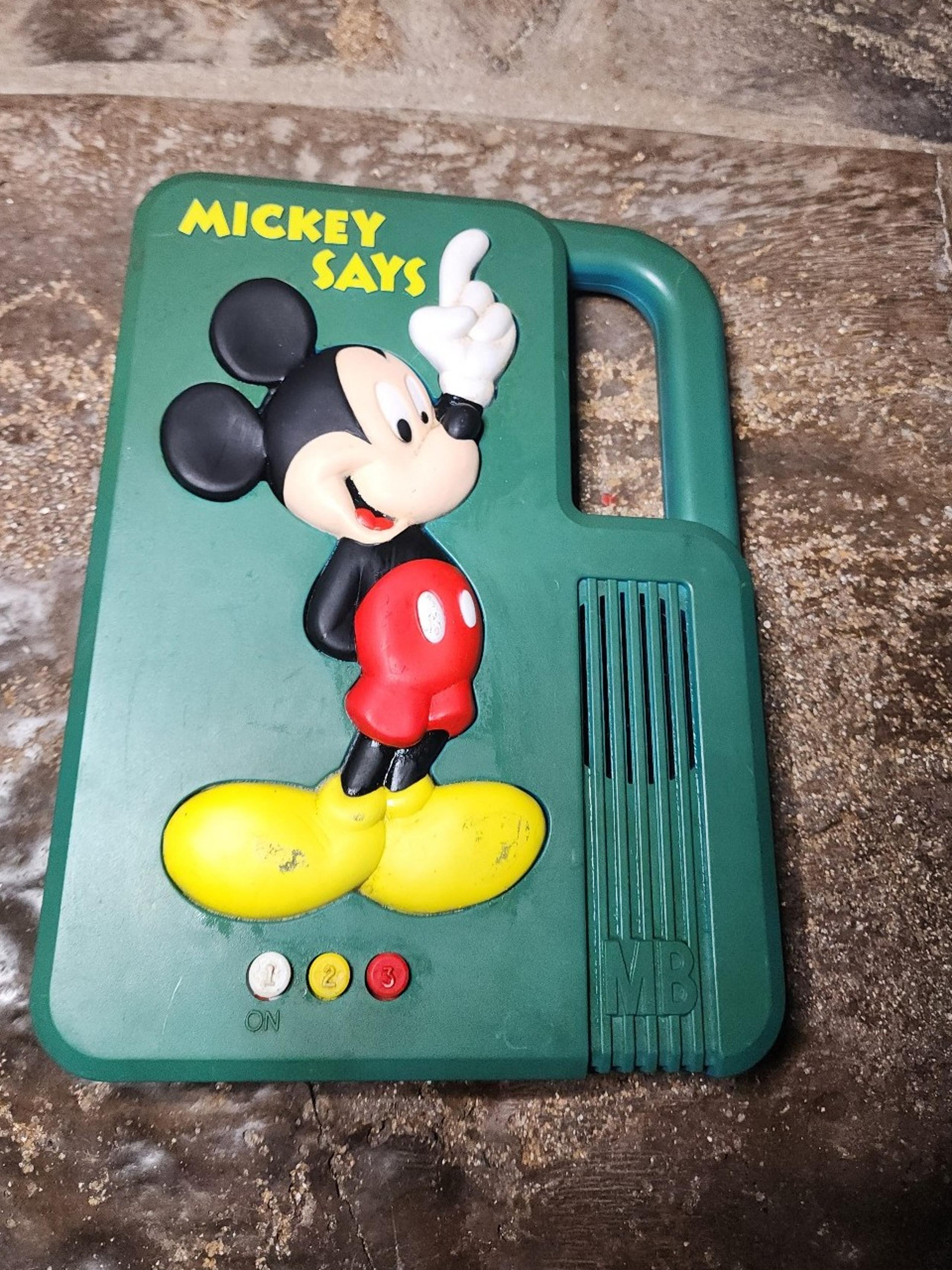 Disney Mickey Says Interactive Game Vintage Milton Bradley Vintage 80s Toy