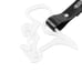 BRAND NEW 2PCS DINOSAUR WHITE JDM TSURIKAWA RING BLACK Handle Strap Drift Charm