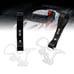 BRAND NEW 2PCS DINOSAUR WHITE JDM TSURIKAWA RING BLACK Handle Strap Drift Charm