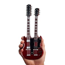 Axe Heaven Gibson SG EDS-1275 Doubleneck Cherry Mini Guitar Collectible