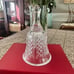 Waterford Lead Crystal 2012 Annual Bell of Peace Decor Ornament in Box Flawed
