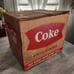 Vintage Coca Cola Set 4 One Gallon Glass Jugs w/ Labels & Box Fountain Coke 1960
