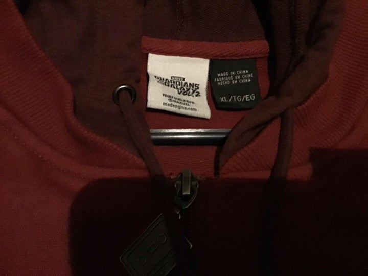 Starlord GOTG zip up sweater