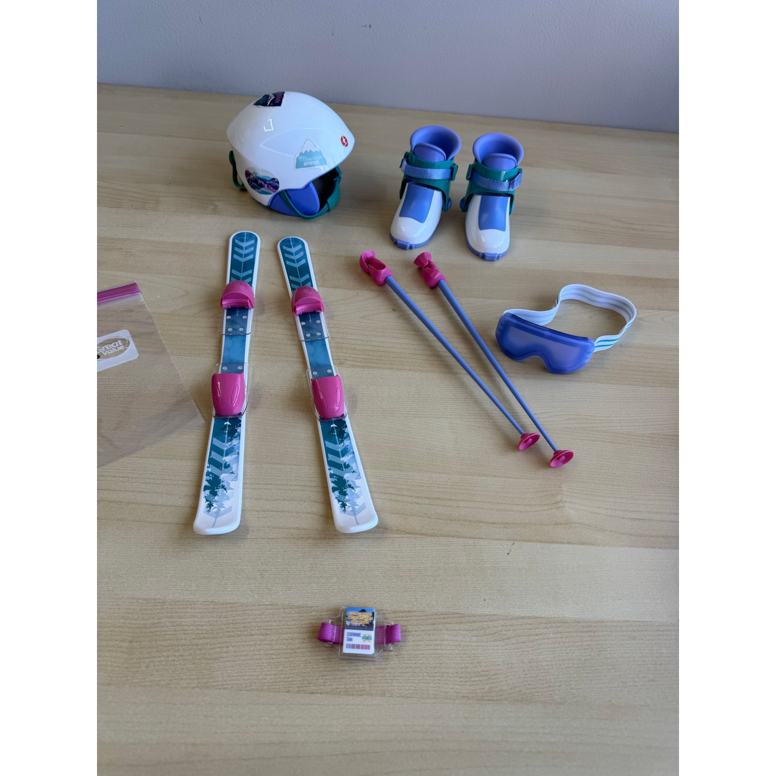American girl doll GOTY Corrine Ski set