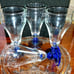 Bromolli Rocco Majorca Footed Tumblers/ Ice Tea or Ice Cream