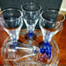 Bromolli Rocco Majorca Footed Tumblers/ Ice Tea or Ice Cream