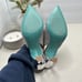 Betsey Johnson Clark Glass Bead Slingback Pump Silver Women's 7M Tried on