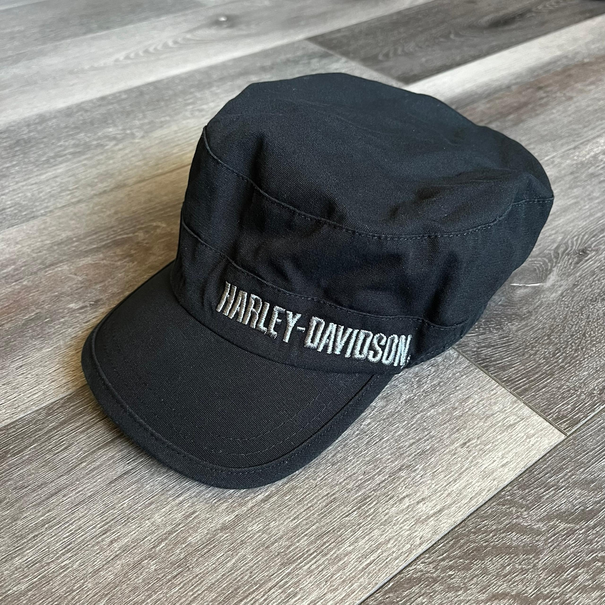 Vintage 2000s Harley Davidson Cadet Army Embroidered Logo Hat Painters Women’s