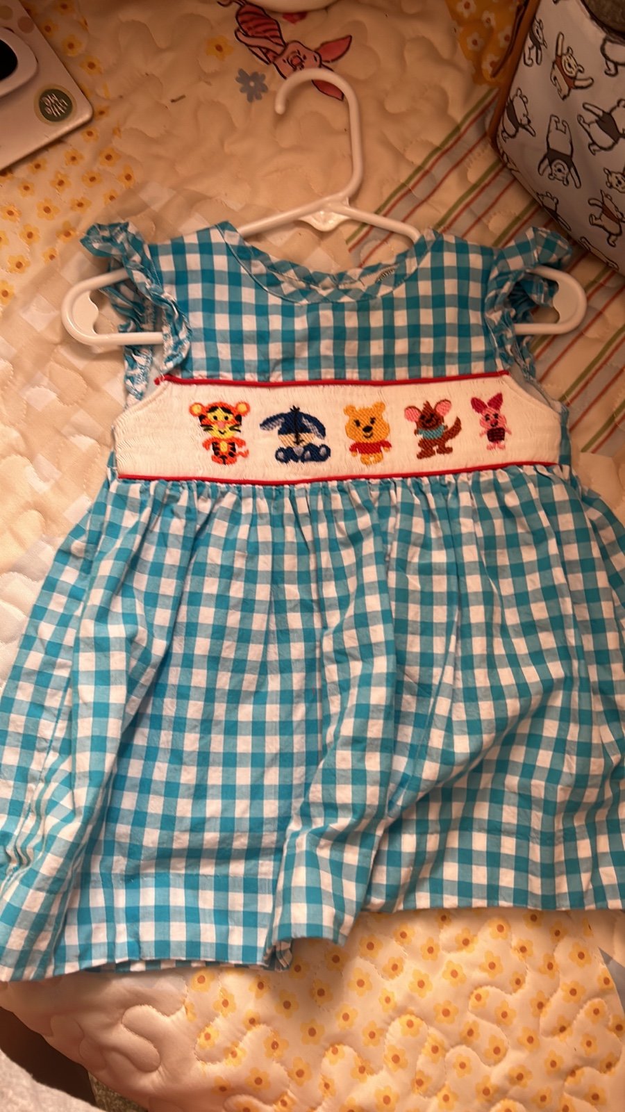 Winnie the Pooh smocked dress