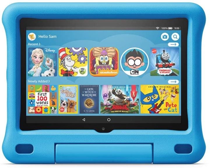 Fire HD 8 Kids tablet, 8 HD display, ages 3-7, 32 GB, Blue Kid-Proof Case