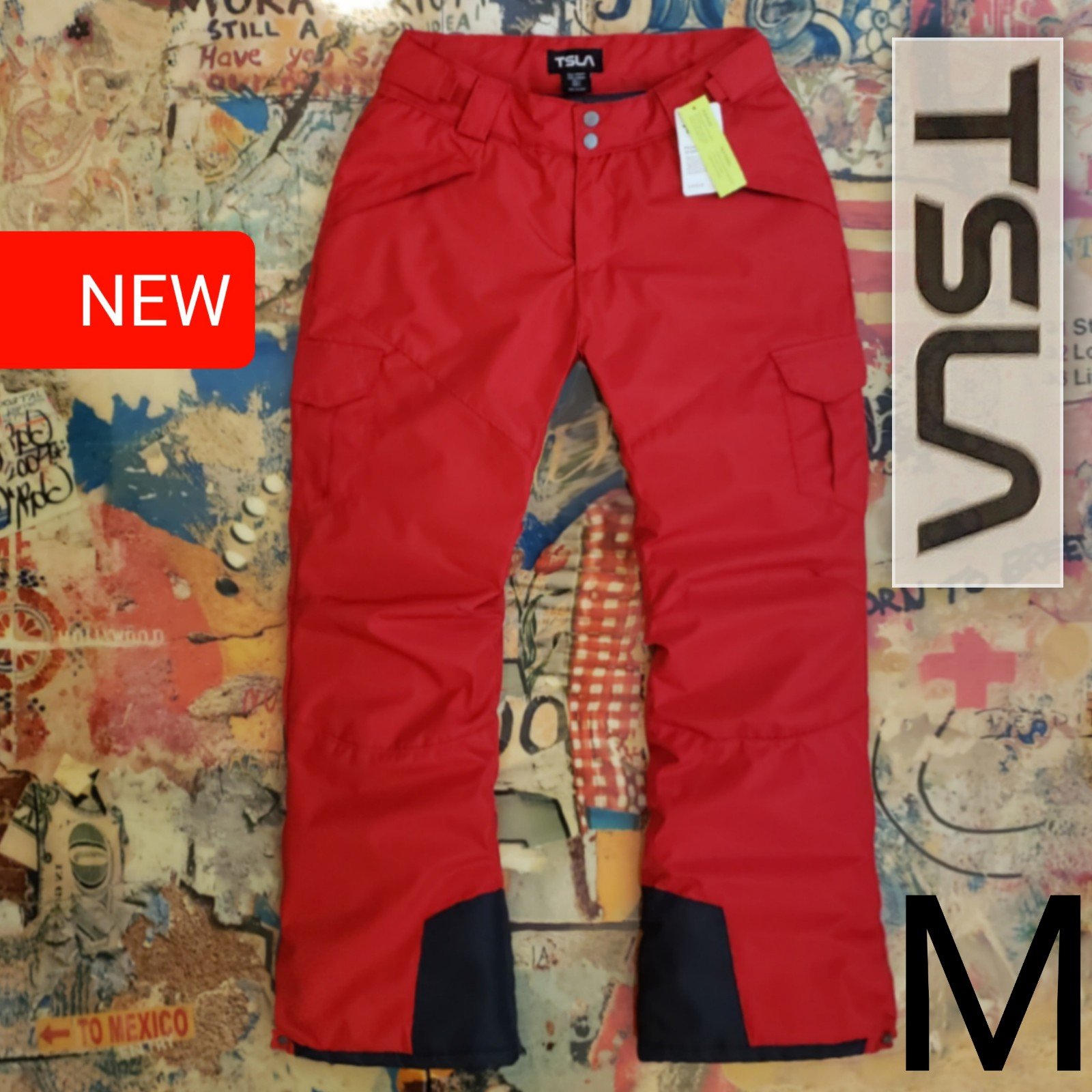 120 New TSLA 6K Insulated Cargo Snowboard Pant / Ski Pant! M