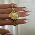 Women's Gold and Tan Watch