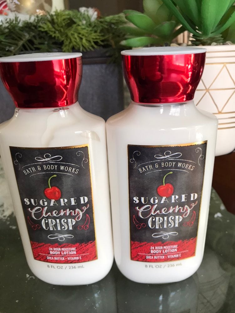 Bath and Body Works Sugared cherry crisp lotion