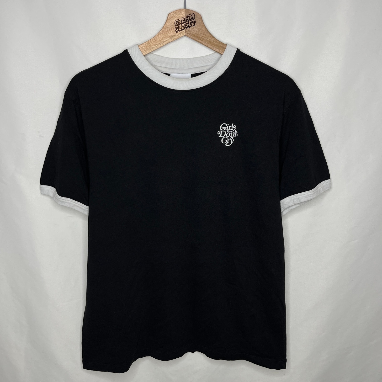 【まとめ買い】 Girls Don't Cry GDC Verdy Logo Ringer Tee S トップス
