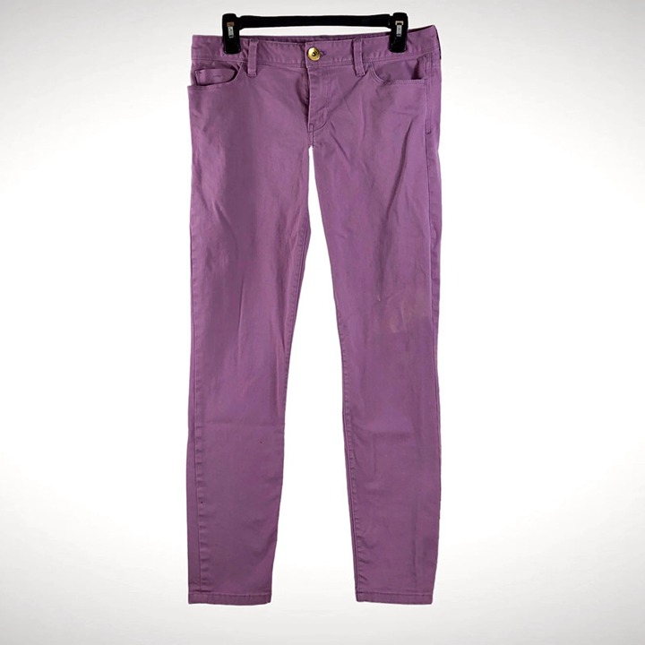 Banana Republic Women's Size 28/6 Lavender Skinny Fit Stretch Denim Jean.