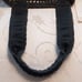 Karl Lagerfeld Paris Antibes NWT Large Woven Straw Tote Bag Black Double Handle