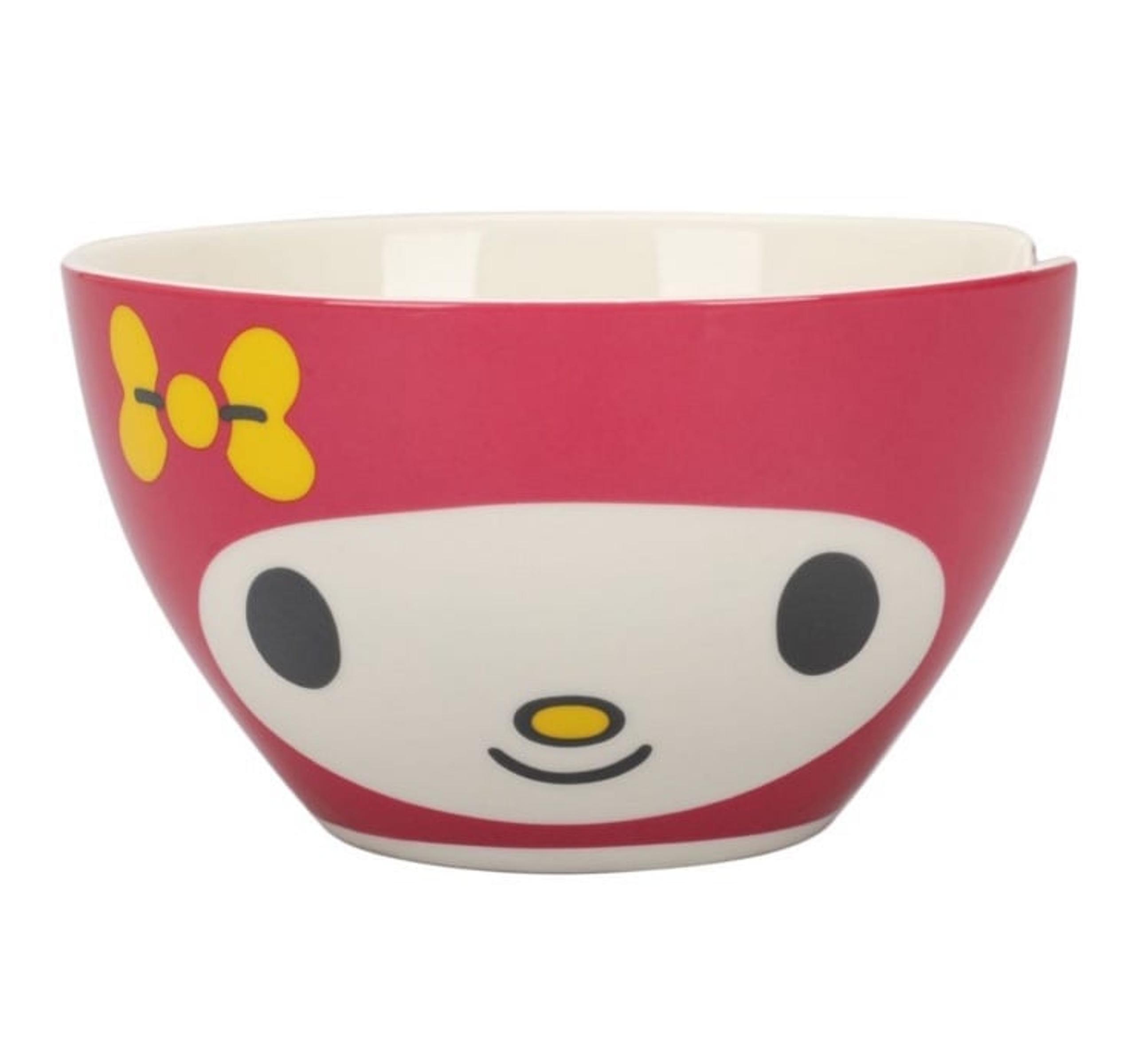 My Melody Character Ramen Bowl with Chopsticks