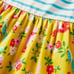 Mini boden floral bird Shoulder Hotchpotch Dress 3/4y