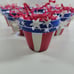 Patriotic Hand Painted Terracotta Mini Pots Set of 14