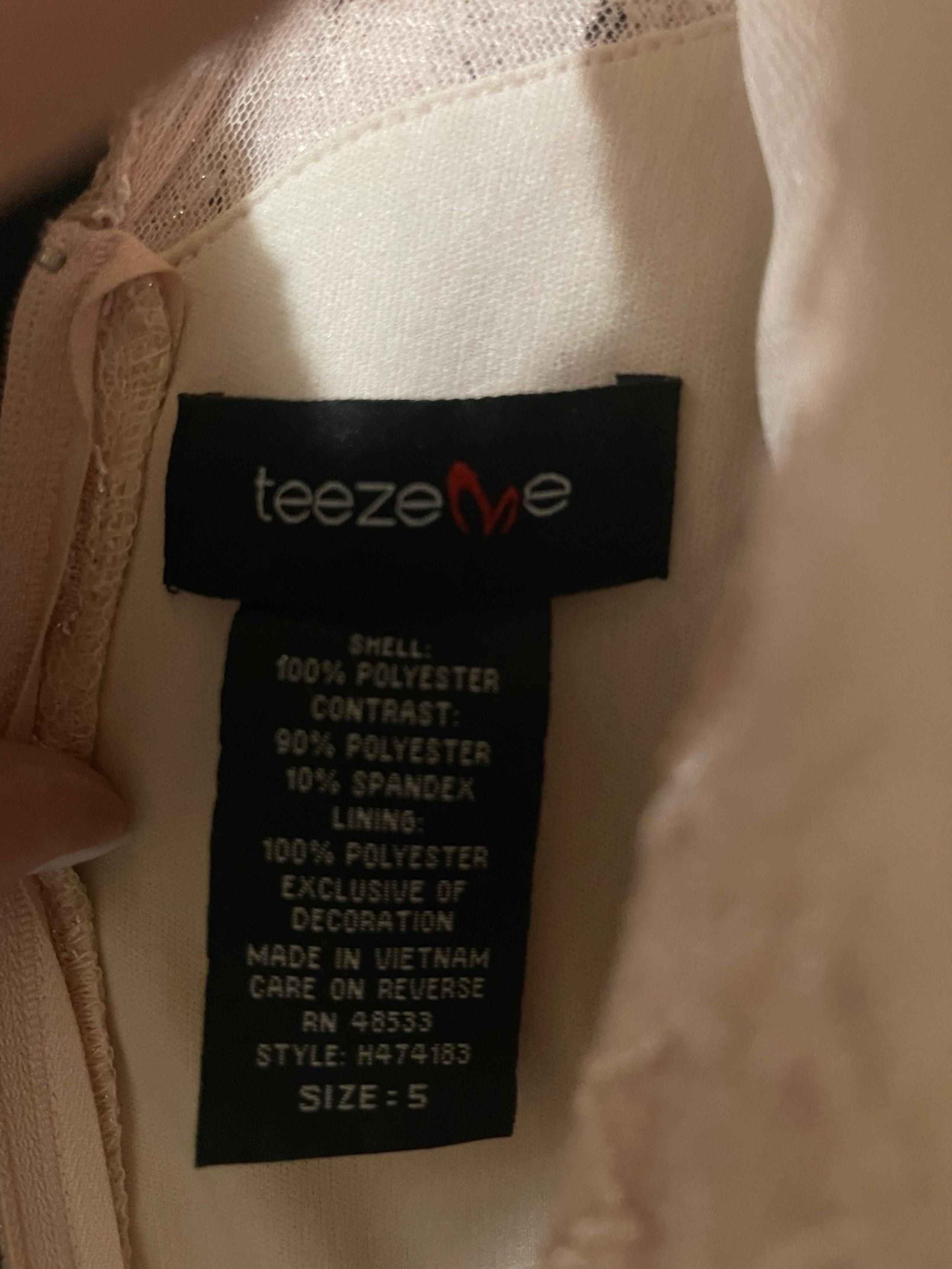 Prom dress TeezeMe size 5