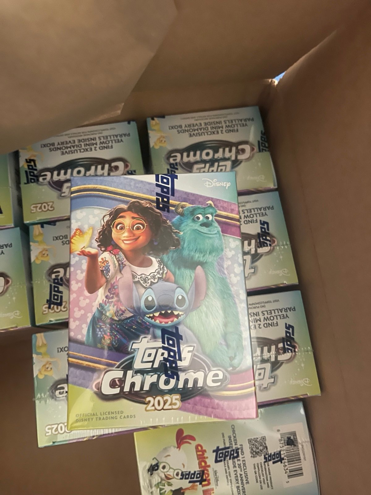 2025 Topps Chrome Disney Value Box