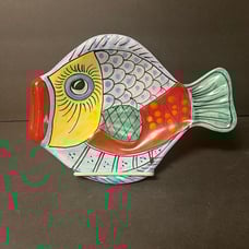 Vietri Handmade ceramic fish plate Made in Italy