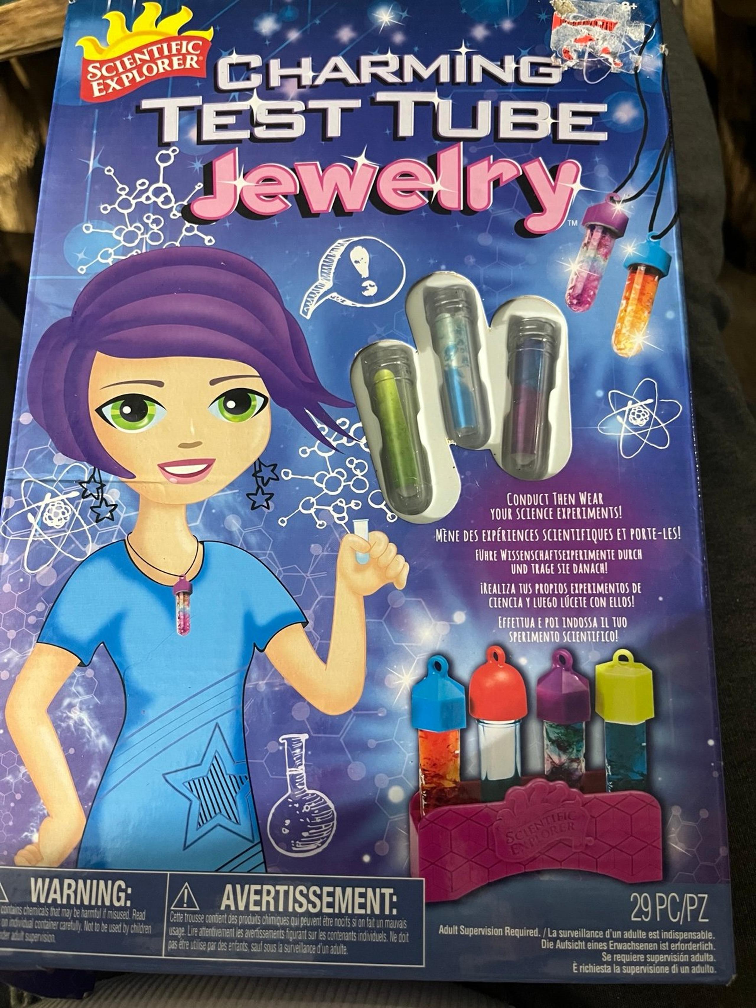 Charming test tube jewelry