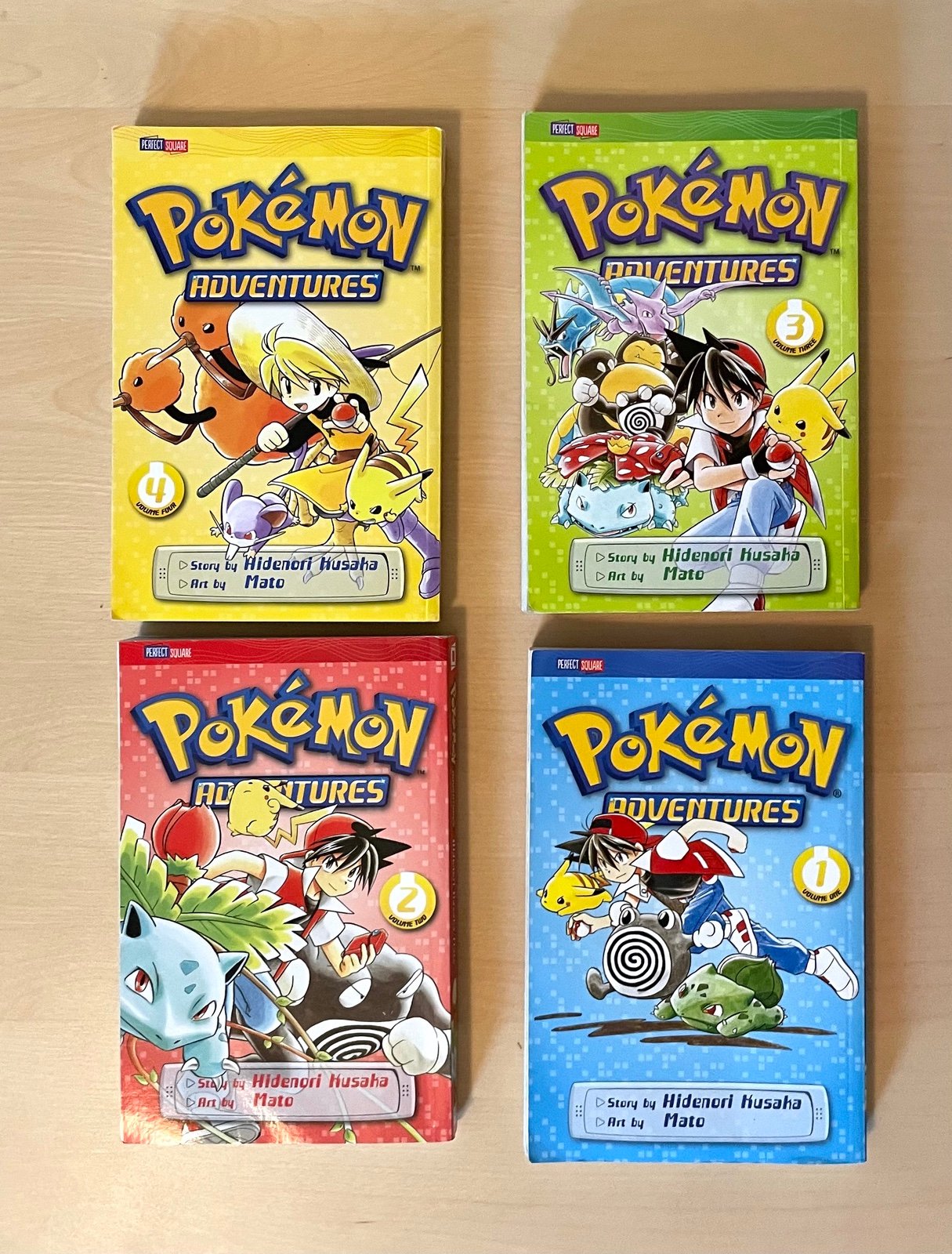 *NEW* Pokemon Adventures (Red and Blue) single Volumes 1, 2, 3, 4