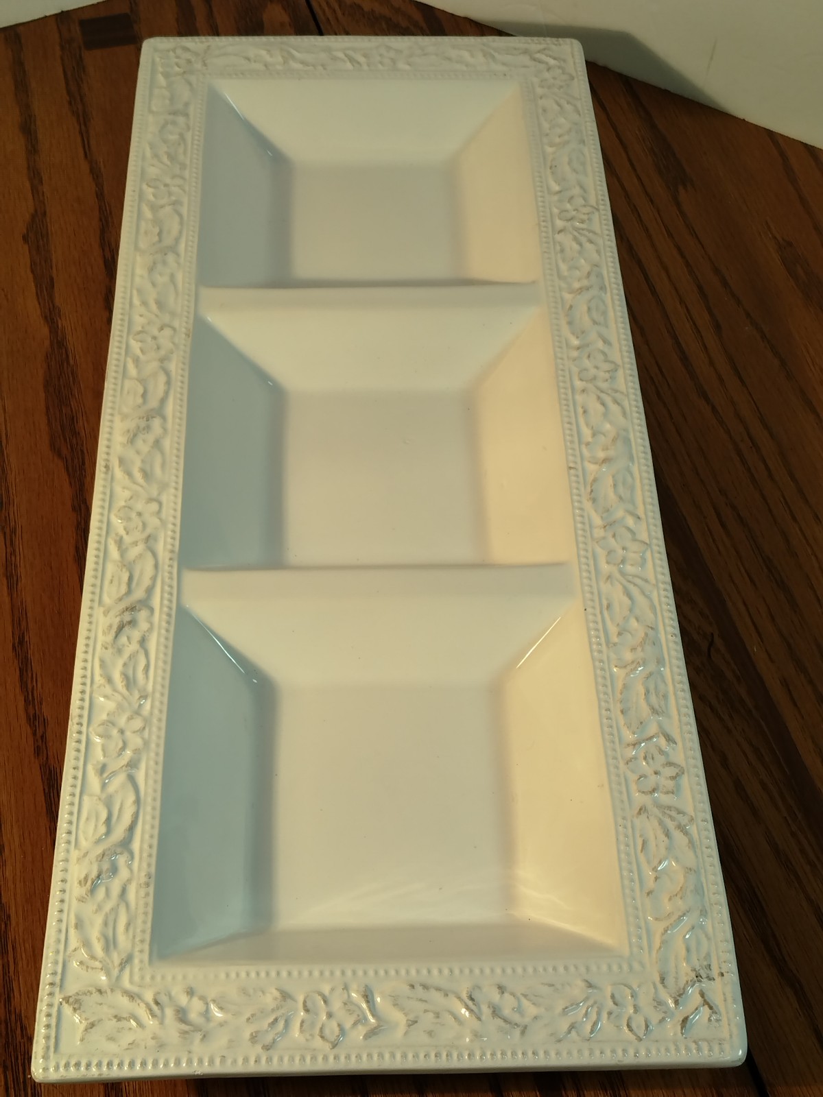 Pfaltzgraff Country Cupboard 3 part relish tray
