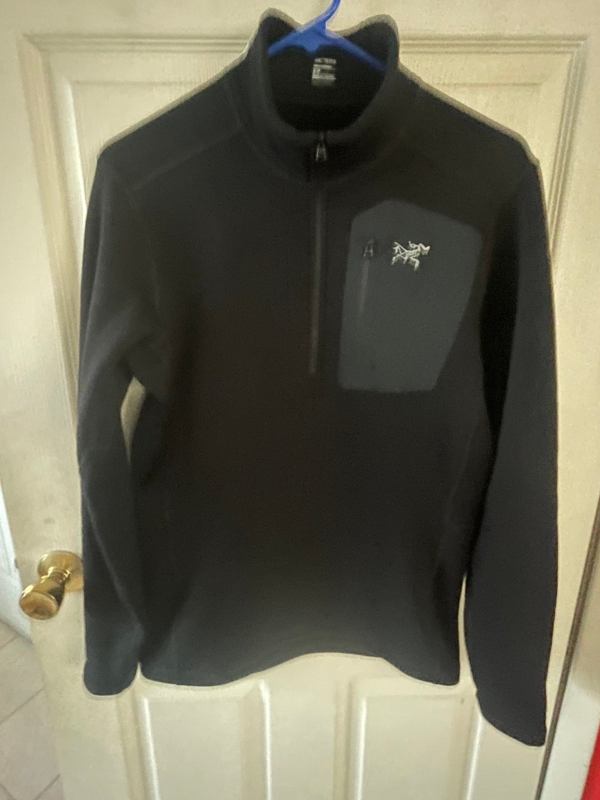 Arc’teryx RHO Heavyweight 1/4 zip neck men’s size S black