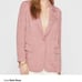 Club Monaco Soft Jacquard Blazer Rose Pink Floral Size M NWT