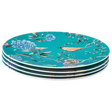 4-Piece Accent Plate Set, 4.60 LB, Multi