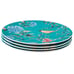4-Piece Accent Plate Set, 4.60 LB, Multi