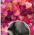 Alcohol Ink Hearts Zip-Up Hoodie 1X